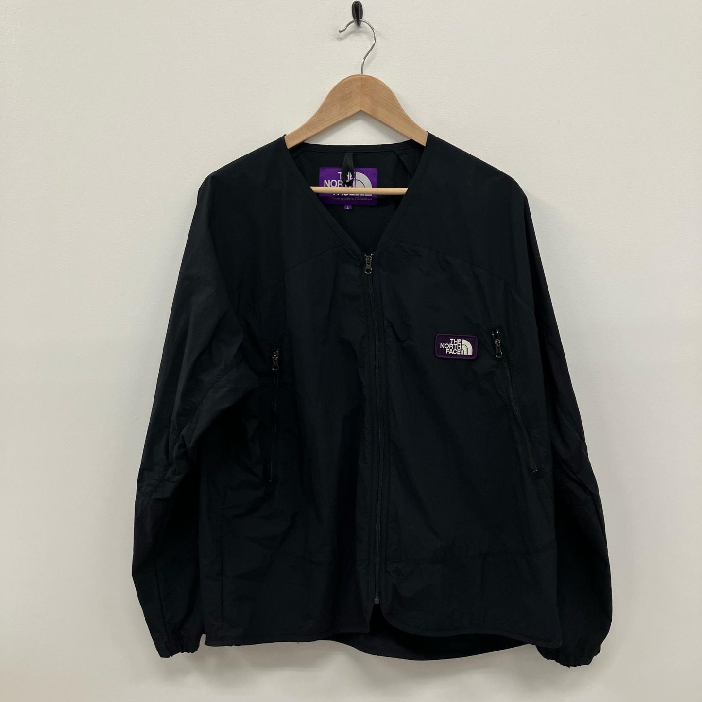 THE NORTH FACE PURPLE LABEL | ザノースフェイスパープルレーベル Nylon Ripstop Field Cardigan ナイロンジャケット NP2407N ブラック【イオン広店】