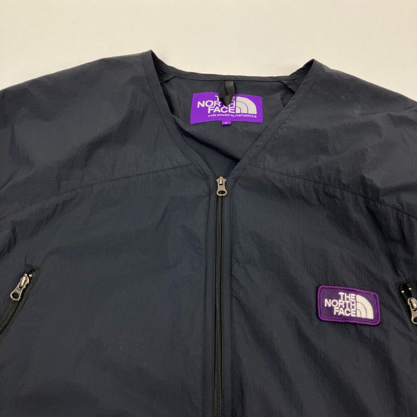 THE NORTH FACE PURPLE LABEL | ザノースフェイスパープルレーベル Nylon Ripstop Field Cardigan ナイロンジャケット NP2407N ブラック【イオン広店】