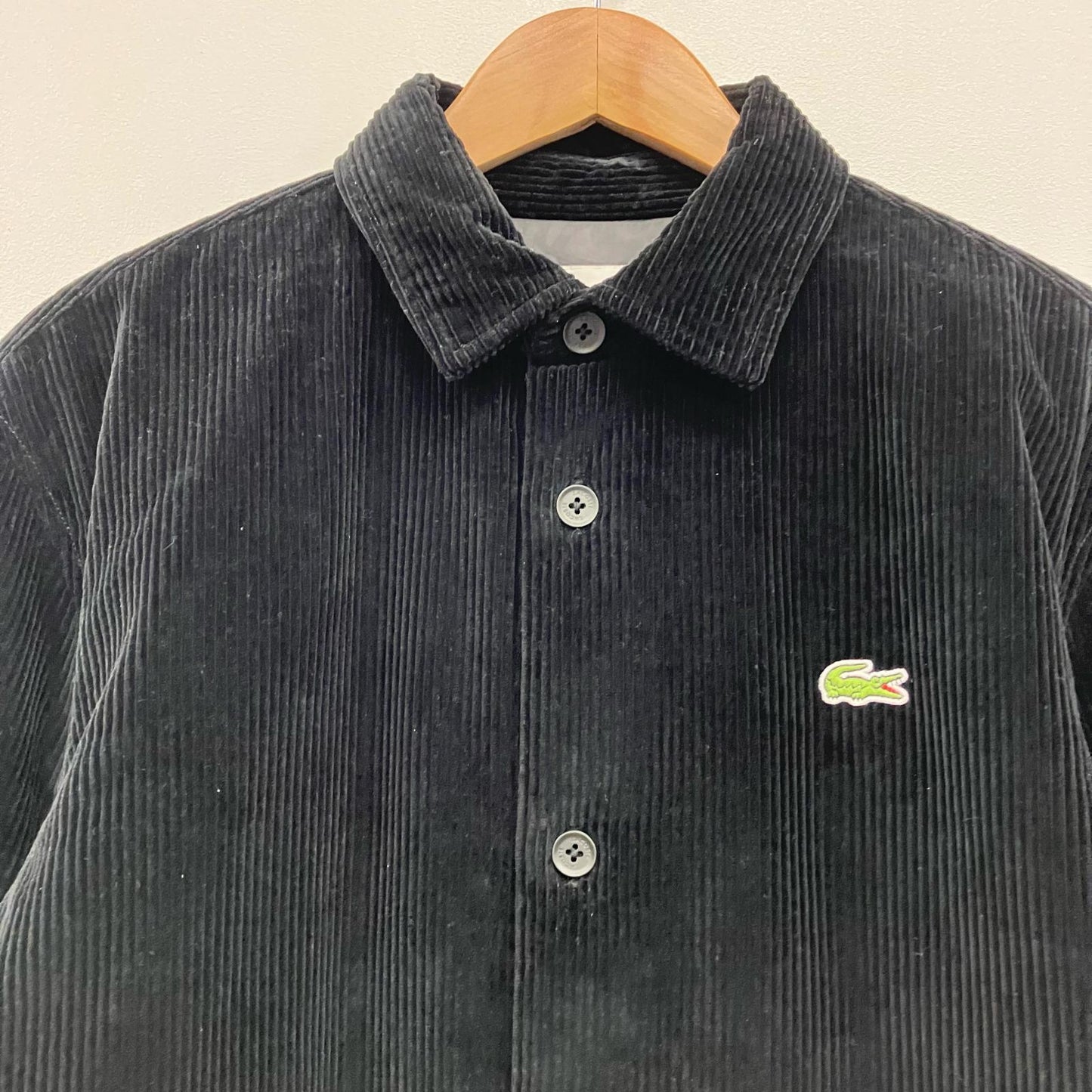 LACOSTE | ラコステ インサレーションコーデュロイシャツジャケット その他アウター CH7211-99 ブラック【イオン広店】