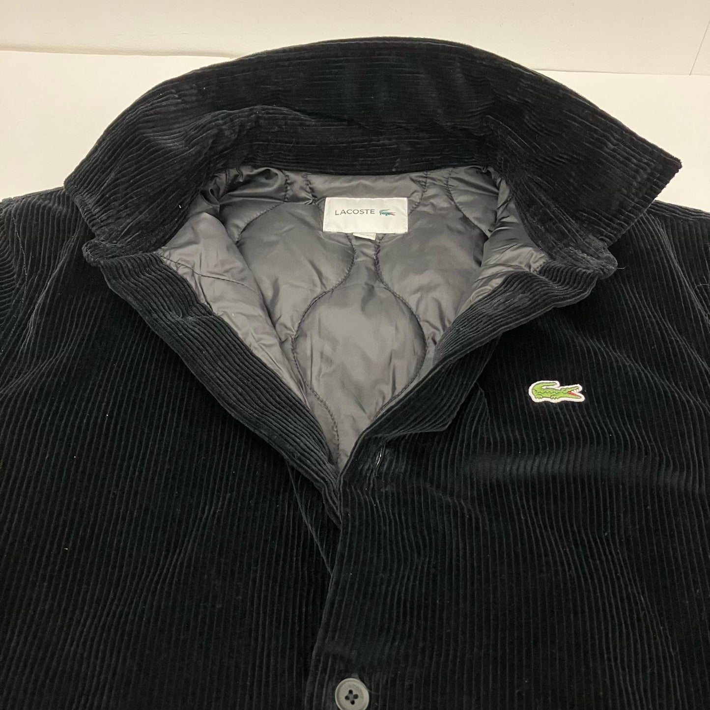 LACOSTE | ラコステ インサレーションコーデュロイシャツジャケット その他アウター CH7211-99 ブラック【イオン広店】