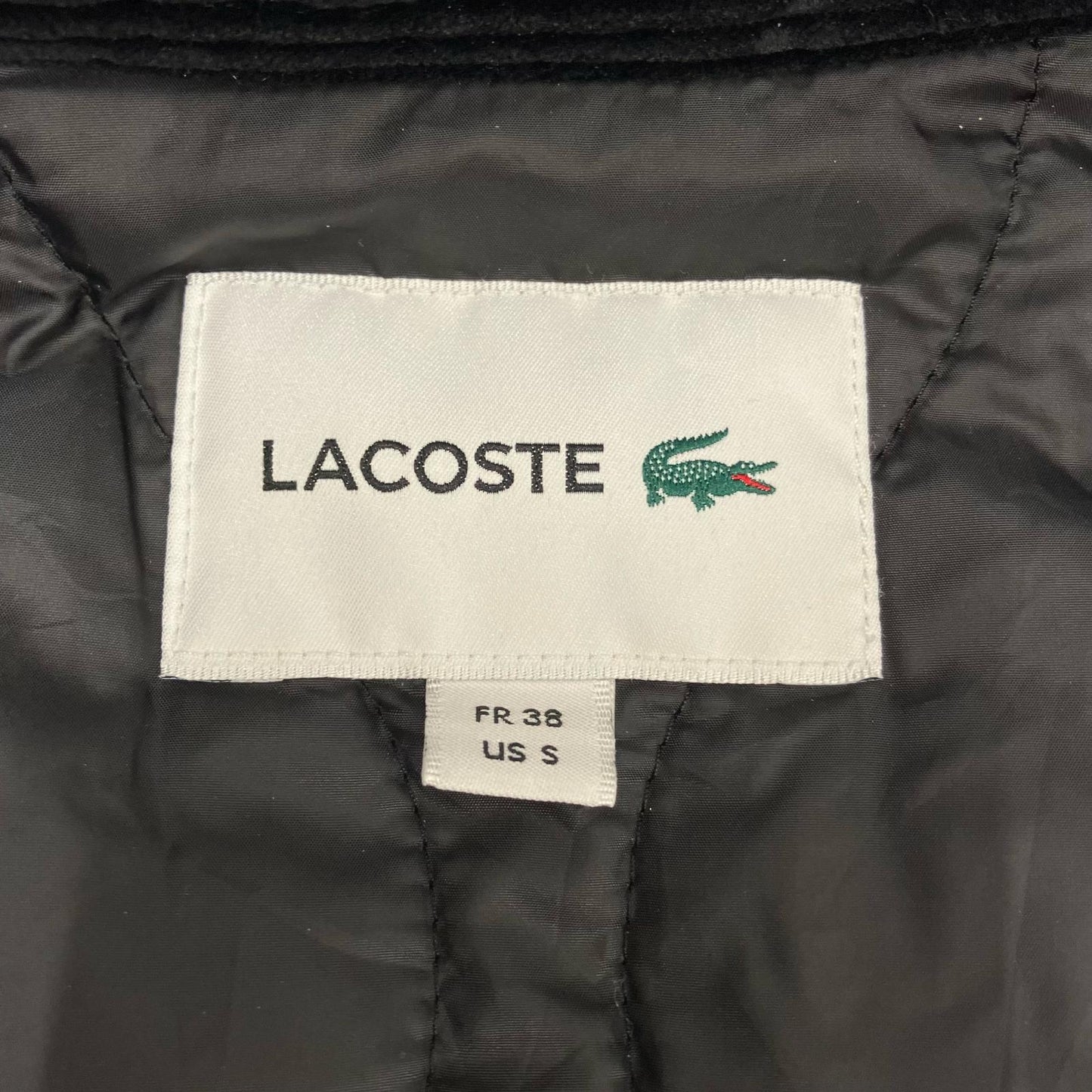 LACOSTE | ラコステ インサレーションコーデュロイシャツジャケット その他アウター CH7211-99 ブラック【イオン広店】