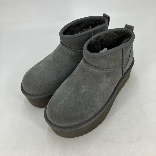 UGG | アグ W CLASSIC ULTRA MINI PLATFORM ブーツ 1135092 グレー 23cm【イオン広店】