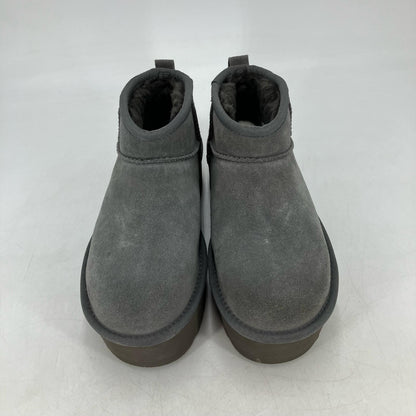 UGG | アグ W CLASSIC ULTRA MINI PLATFORM ブーツ 1135092 グレー 23cm【イオン広店】