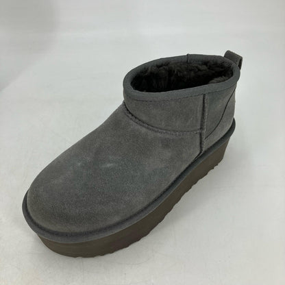 UGG | アグ W CLASSIC ULTRA MINI PLATFORM ブーツ 1135092 グレー 23cm【イオン広店】