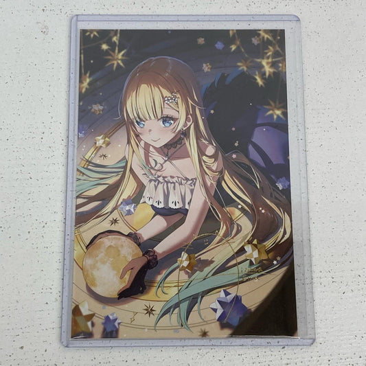 その他ホビー 藍沢エマ 誕生日記念2024 複製箔押し サイン入り ポストカード ぶいすぽっ! 藍沢エマ 【イオン広店】