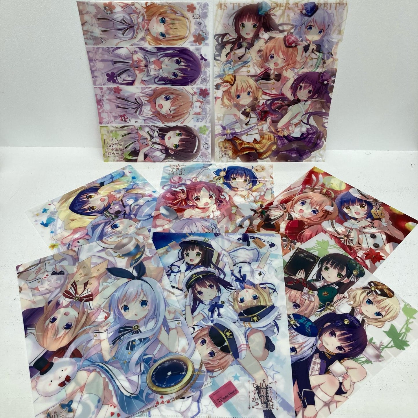 その他ホビー 全8種 10周年記念デザイン 復刻 クリアファイル ご注文はうさぎですか？ 10th anniversary fair ごちうさ【イオン広店】