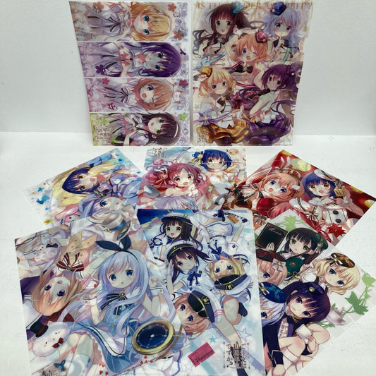 その他ホビー 全8種 10周年記念デザイン 復刻 クリアファイル ご注文はうさぎですか？ 10th anniversary fair ごちうさ【イオン広店】