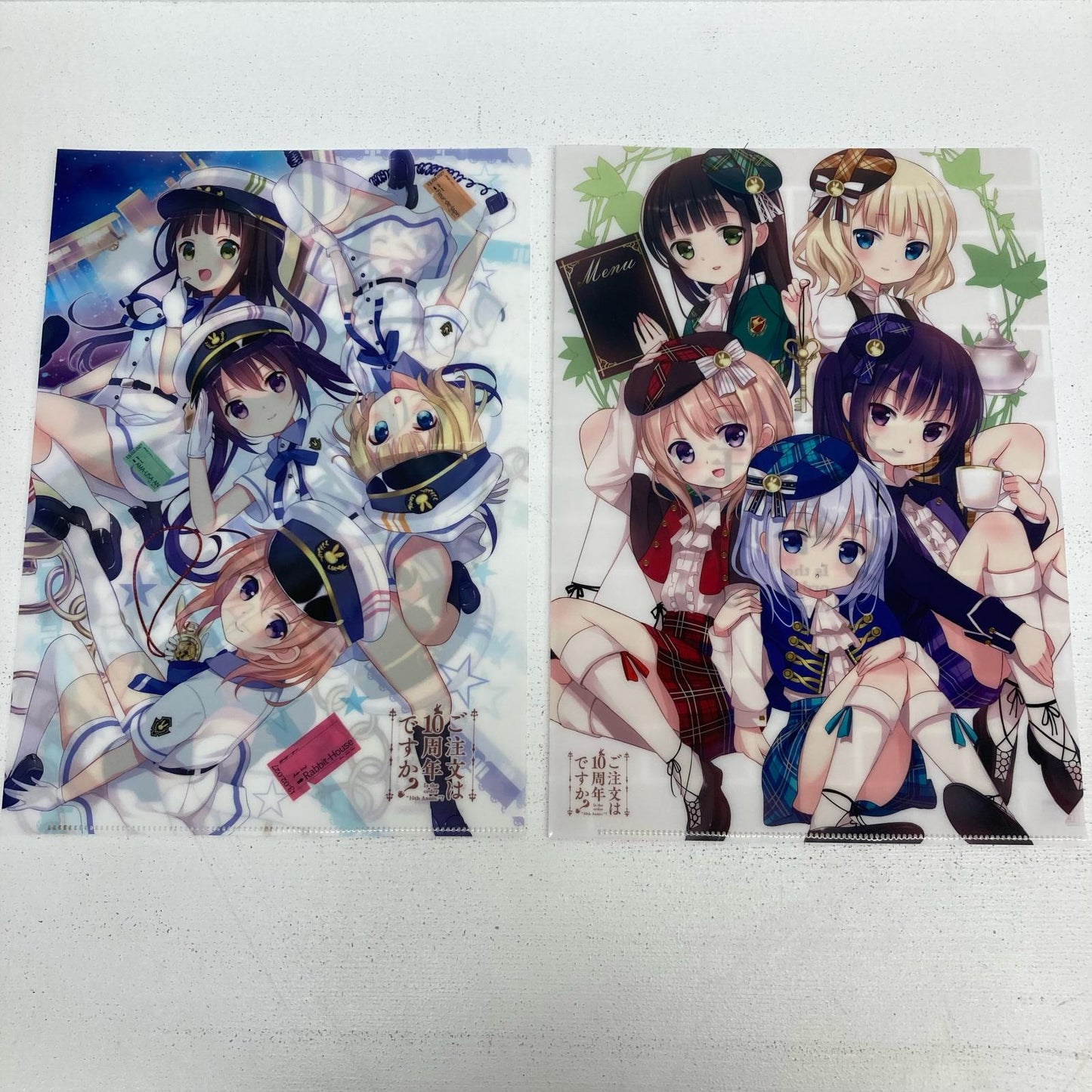 その他ホビー 全8種 10周年記念デザイン 復刻 クリアファイル ご注文はうさぎですか？ 10th anniversary fair ごちうさ【イオン広店】
