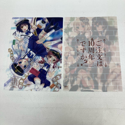 その他ホビー 全8種 10周年記念デザイン 復刻 クリアファイル ご注文はうさぎですか？ 10th anniversary fair ごちうさ【イオン広店】