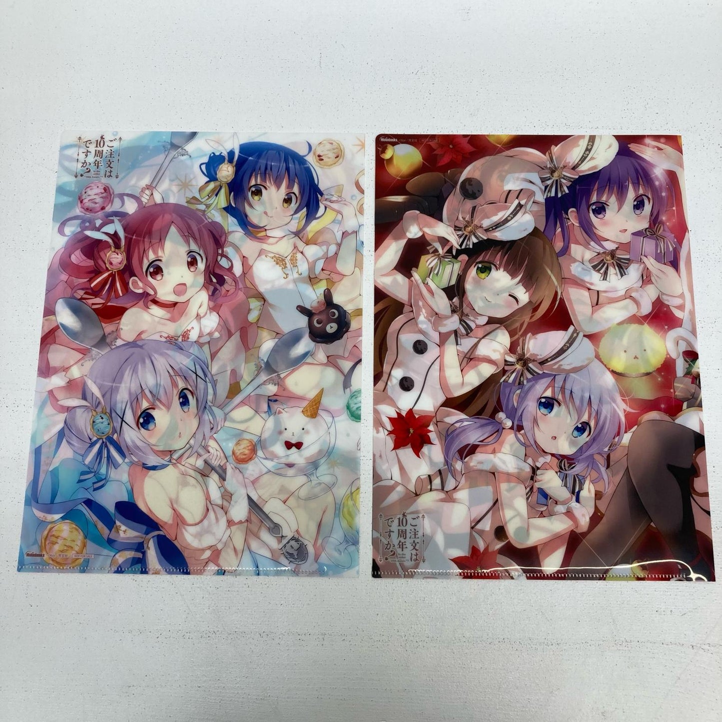 その他ホビー 全8種 10周年記念デザイン 復刻 クリアファイル ご注文はうさぎですか？ 10th anniversary fair ごちうさ【イオン広店】