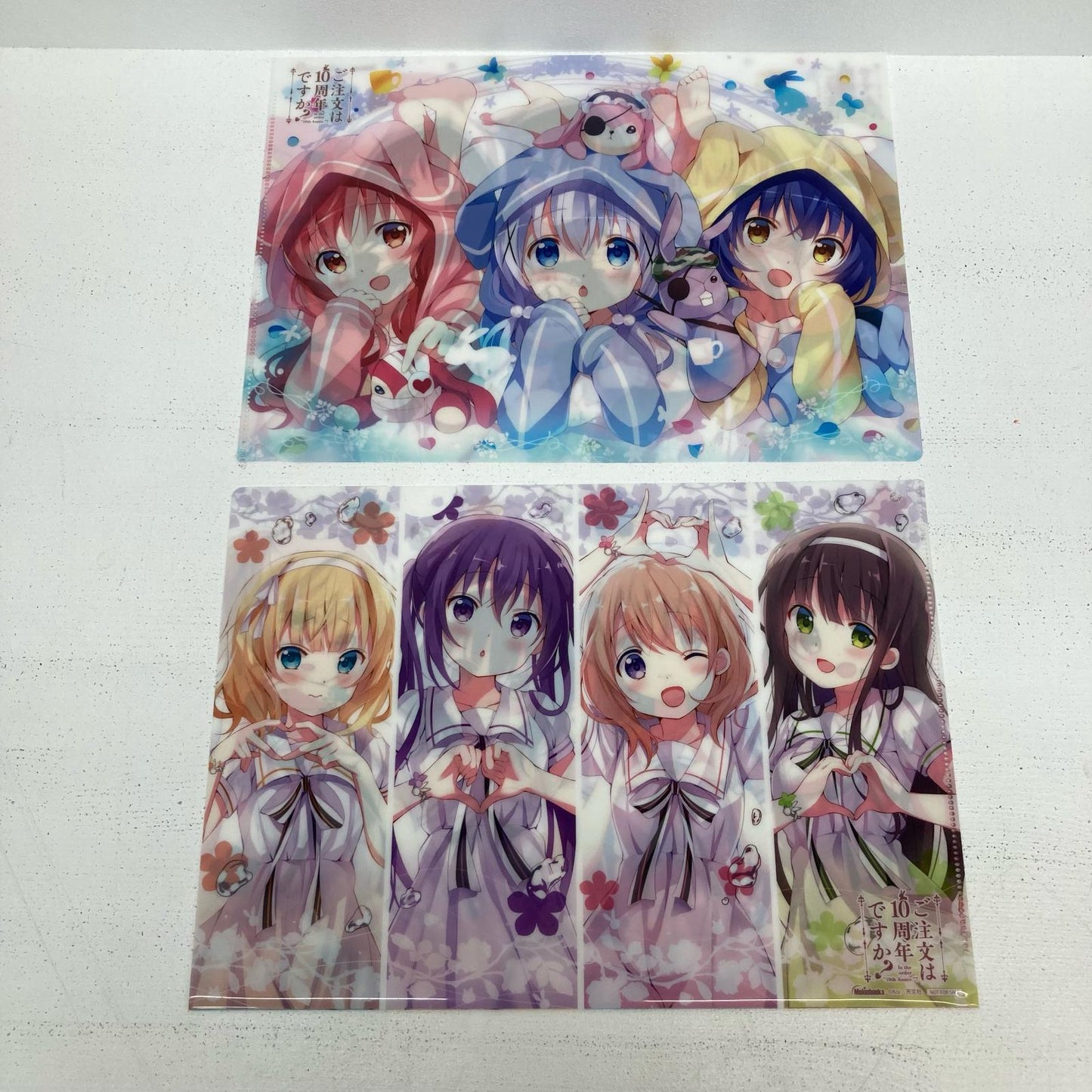 その他ホビー 全8種 10周年記念デザイン 復刻 クリアファイル ご注文はうさぎですか？ 10th anniversary fair ごちうさ【イオン広店】