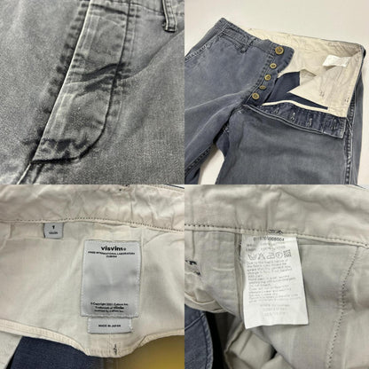 VISVIM | ビズビム SLIM CHINO チノパンツ 0115205008004 グレー サイズ：1【イオン広店】
