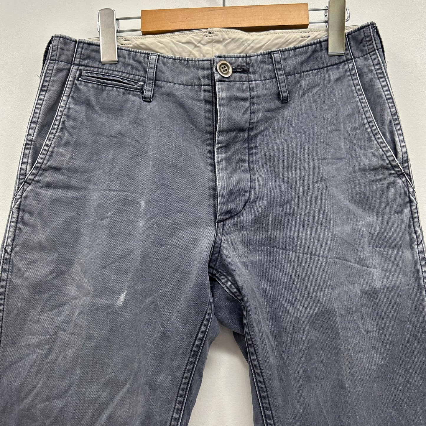 VISVIM | ビズビム COTTON CHINO チノパンツ 0113205008010 グレー サイズ：1【イオン広店】
