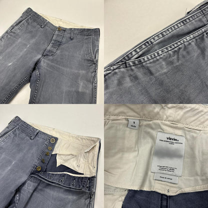 VISVIM | ビズビム COTTON CHINO チノパンツ 0113205008010 グレー サイズ：1【イオン広店】