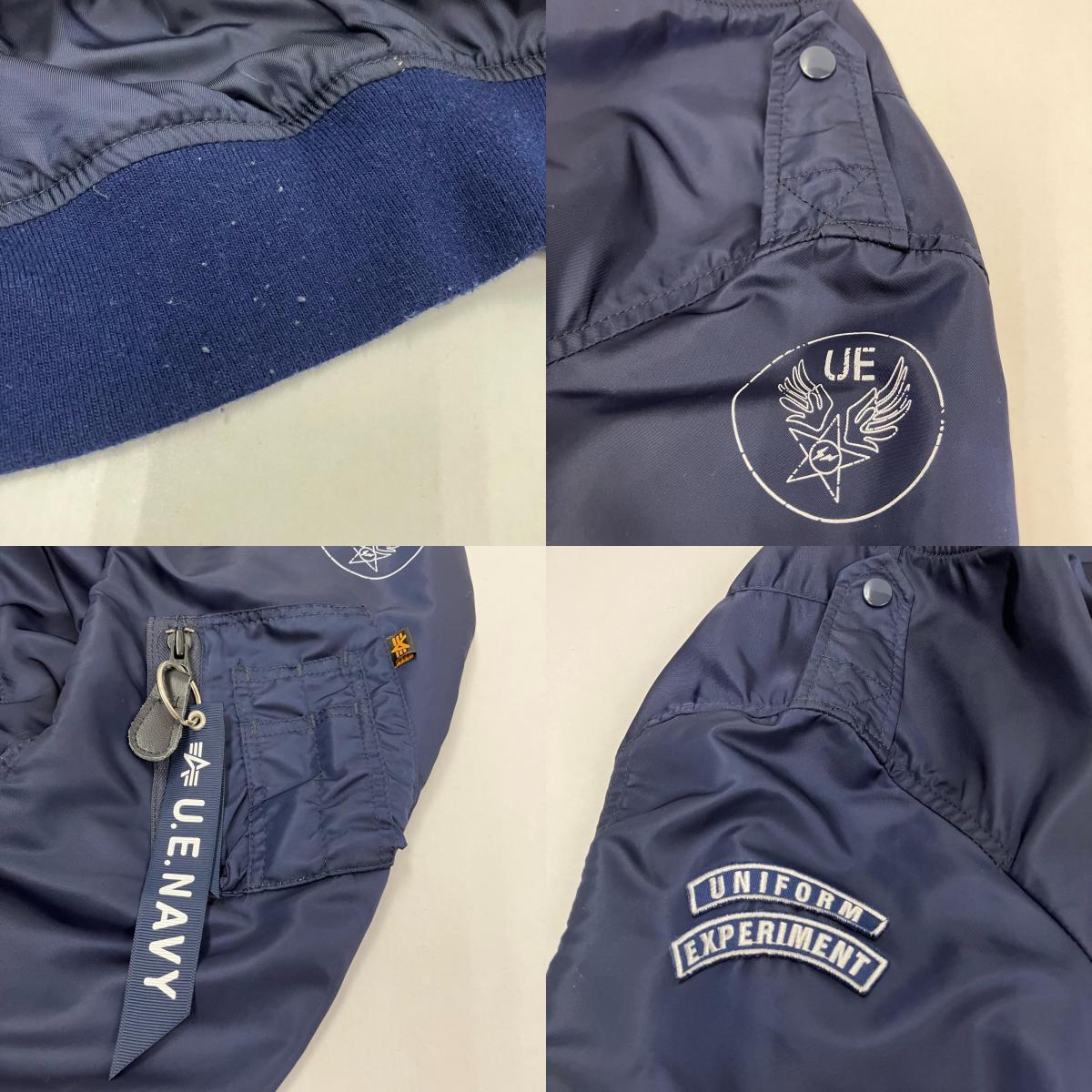 uniform experiment | ユニフォームエクスペリメント L-2B ミリタリーコート UE-110045 ネイビー サイズ：S【イオン広店】