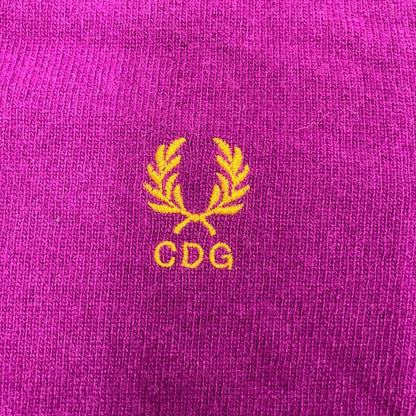 COMME des GARCONS SHIRT | コムデギャルソンシャツ FRED PERRY 別注 ニット W15303 パープル サイズ：S【イオン広店】