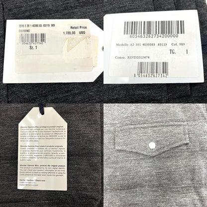 MONCLER | モンクレール GAMME BLEU GIBBINO ダウンジャケット A23914039083 チャコールグレー サイズ：1【イオン広店】