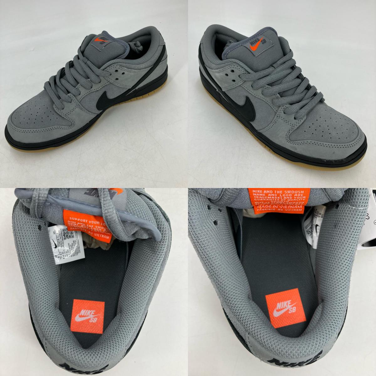 NIKE SB | ナイキエスビー Dunk Low ISO スニーカー FJ1674-002 グレー 27.5cm【イオン広店】