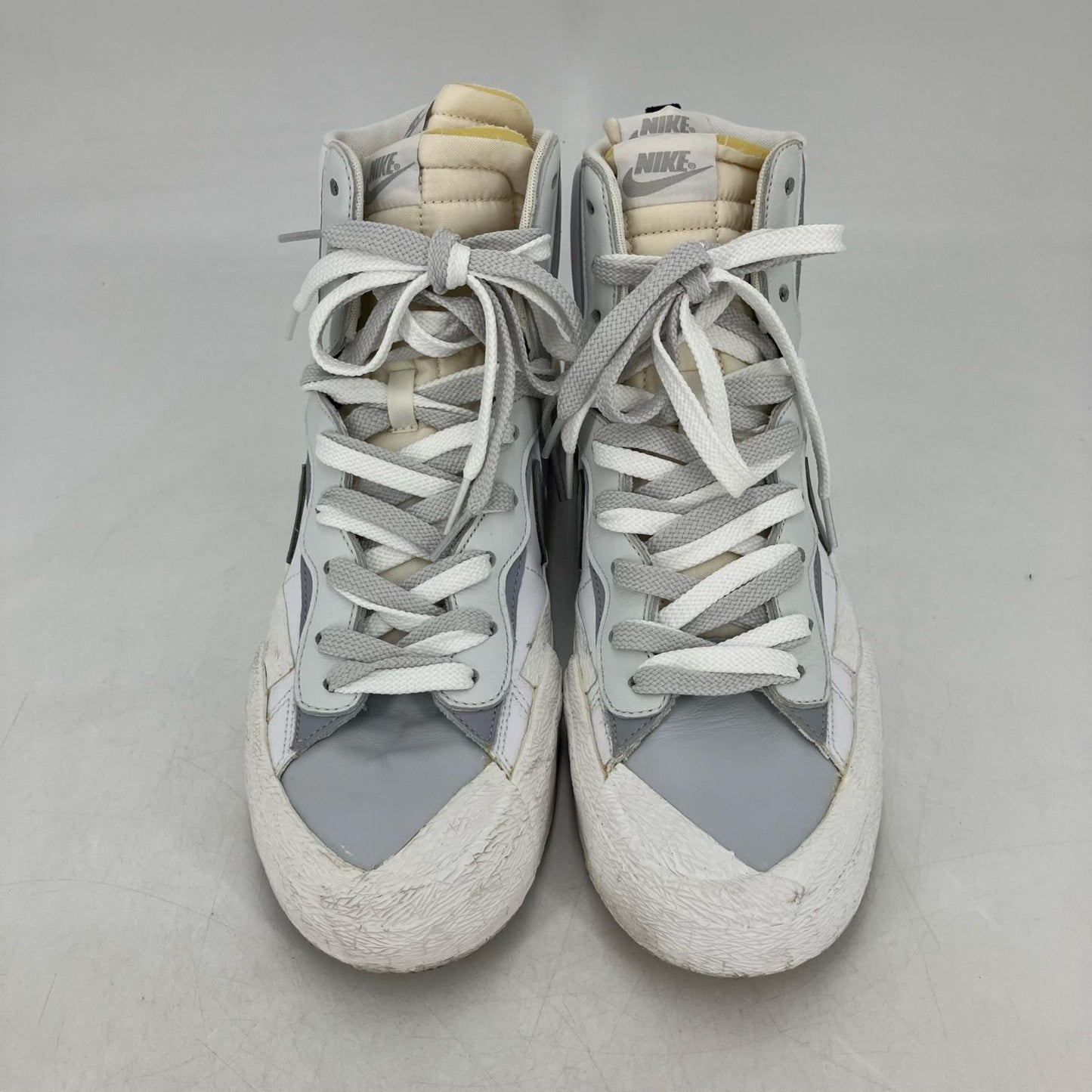 NIKE | ナイキ sacai × NIKE BLAZER MID スニーカー BV0072-100 ホワイト 29cm【イオン広店】