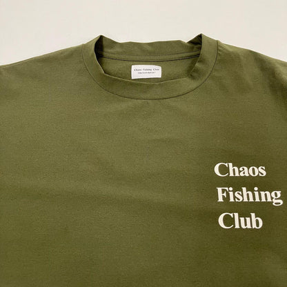 CHAOS FISHING CLUB | カオスフィッシングクラブ ?Logo Dry Long Sleeve カットソー CFC-23SS-LS04 カーキ サイズ：XL【イオン広店】