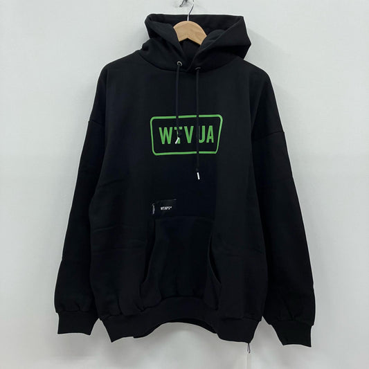 W)TAPS | ダブルタップス WTAPS WTVUA / HOODY パーカー 242ATDT-HPM04S ブラック サイズ：4【イオン広店】