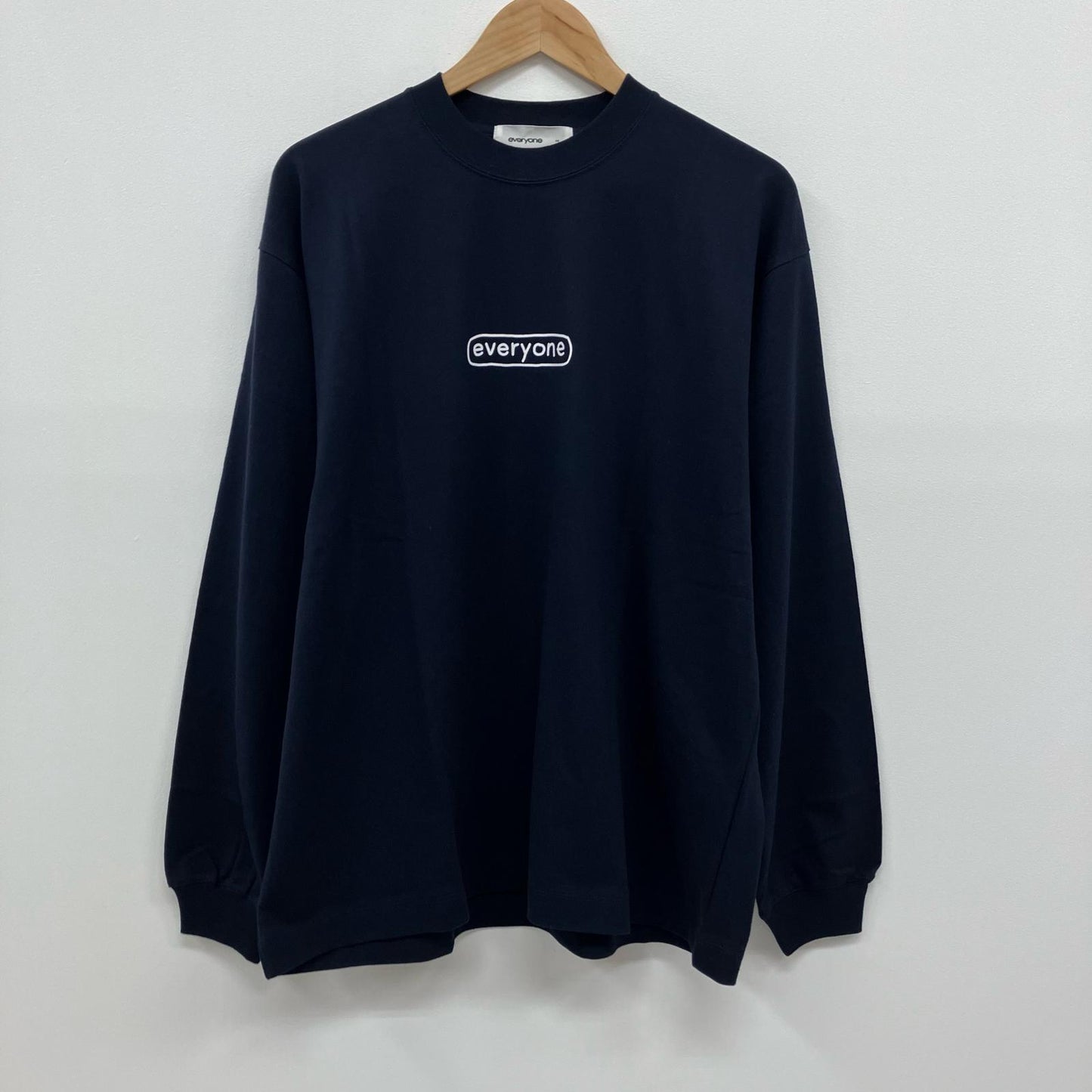 j.30000 sketchy logo long sleeve tee 長袖Ｔシャツ ネイビー サイズ：M【イオン広店】
