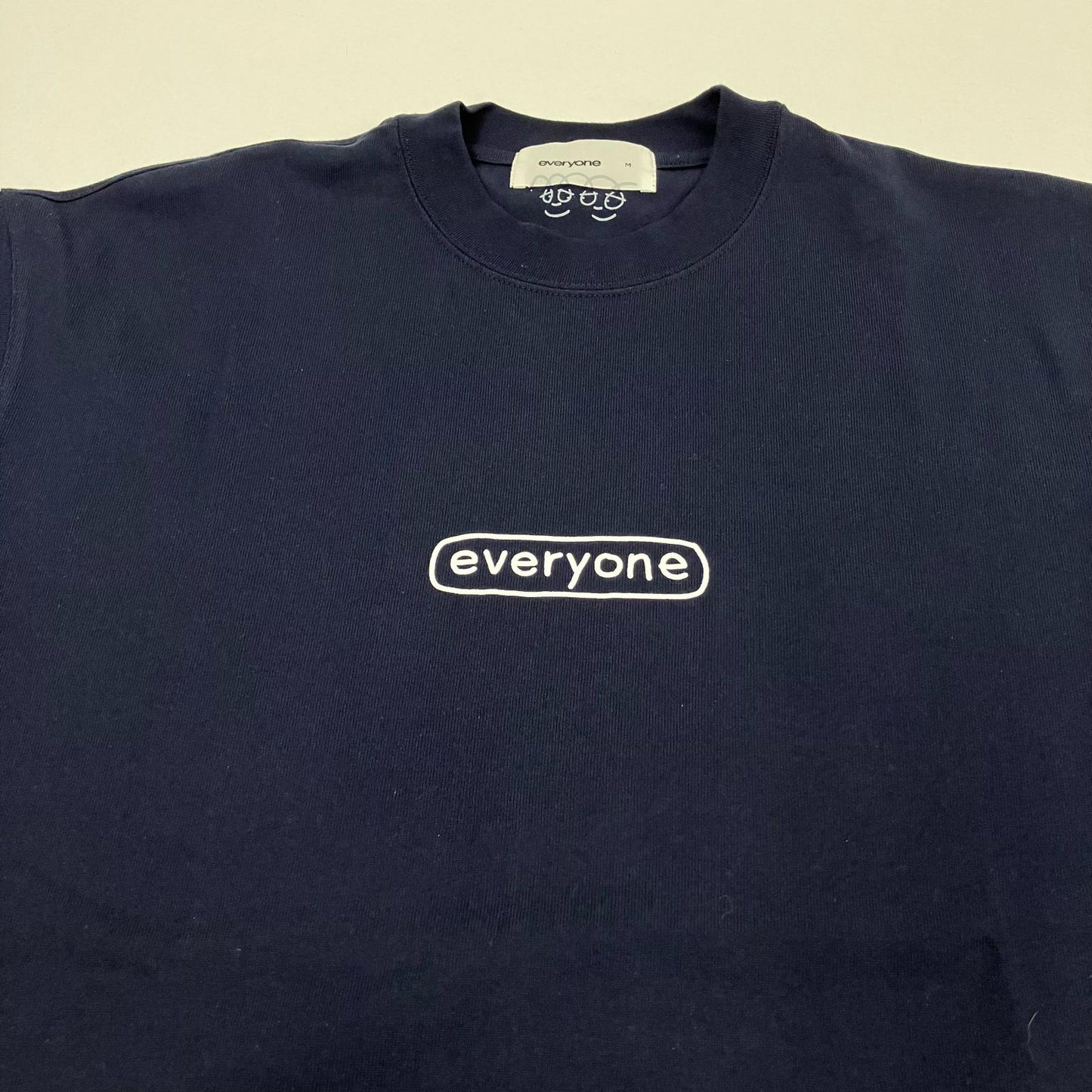 j.30000 sketchy logo long sleeve tee 長袖Ｔシャツ ネイビー サイズ：M【イオン広店】