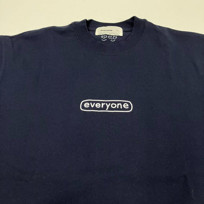 j.30000 sketchy logo long sleeve tee 長袖Ｔシャツ ネイビー サイズ：M【イオン広店】