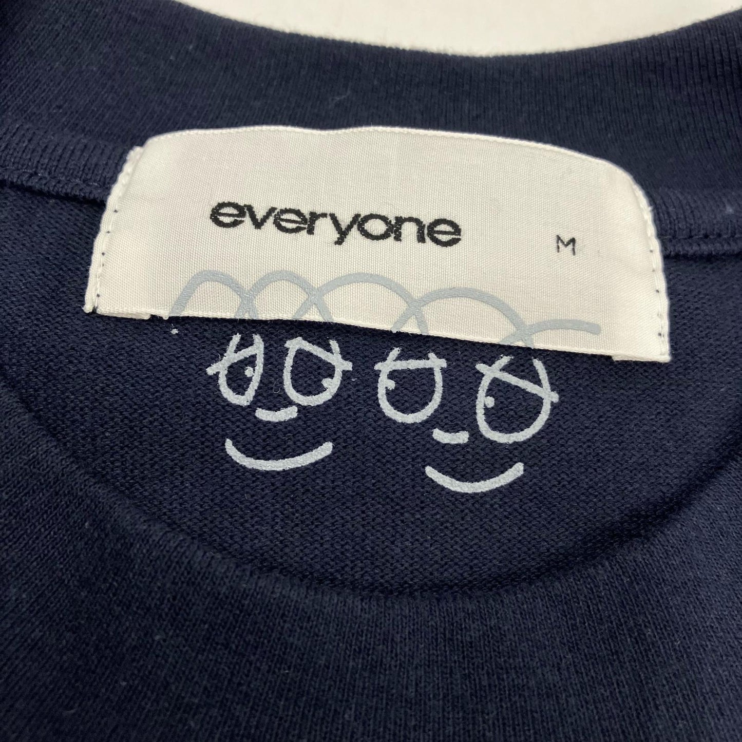 j.30000 sketchy logo long sleeve tee 長袖Ｔシャツ ネイビー サイズ：M【イオン広店】