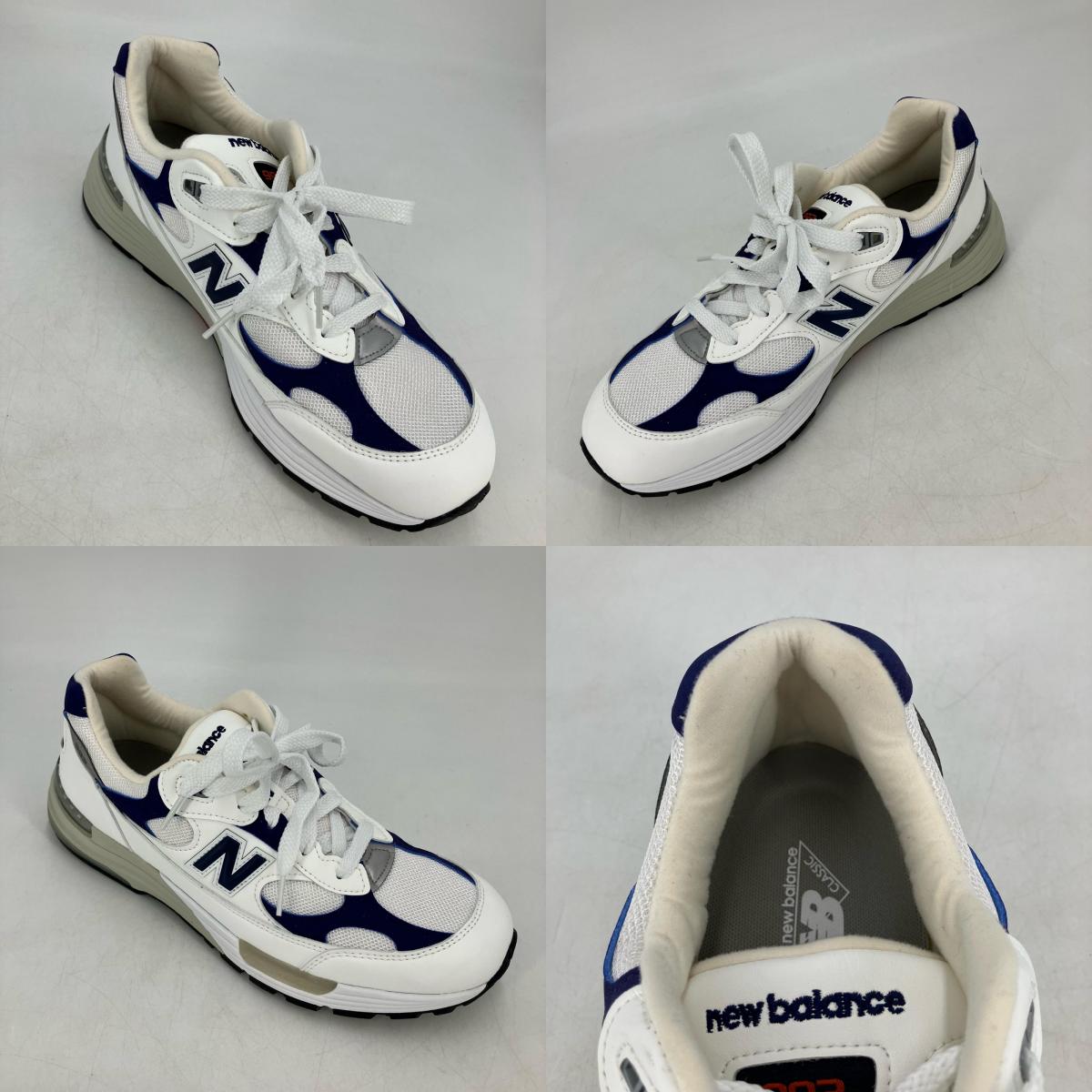 NEW BALANCE | ニューバランス 992 Made in USA スニーカー M992EC ホワイト 28.5cm【イオン広店】