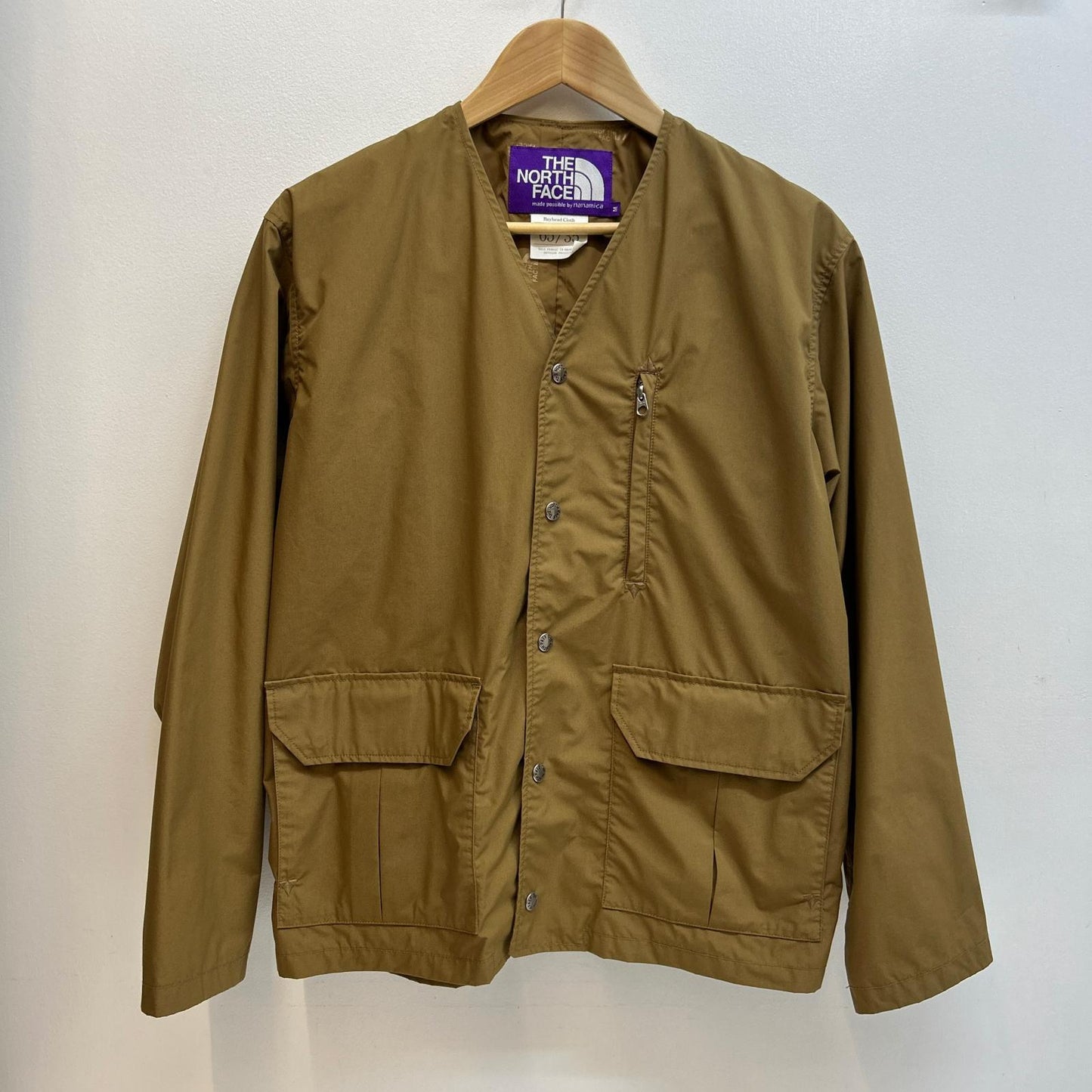 THE NORTH FACE PURPLE LABEL | ザノースフェイスパープルレーベル Midweight 65/35 Hopper Field Cardigan その他アウター NP2102N ベージュ サイズ：M【イオン広店】