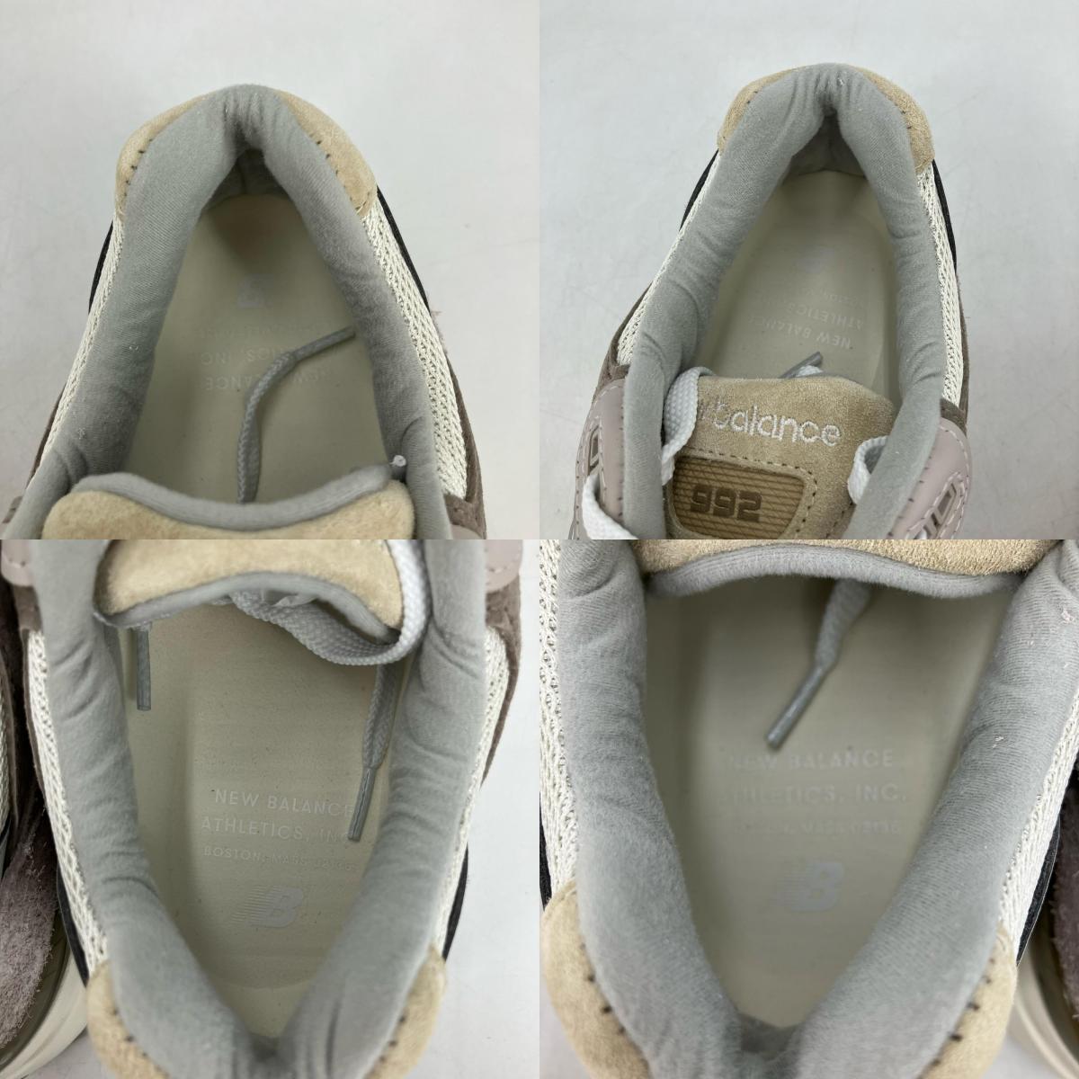 NEW BALANCE | ニューバランス 992 スニーカー U992MM ベージュ 28.5cm【イオン広店】