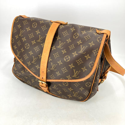 LOUIS VUITTON | ルイ・ヴィトン ソミュール 35 ショルダーバッグ M42254【イオン広店】