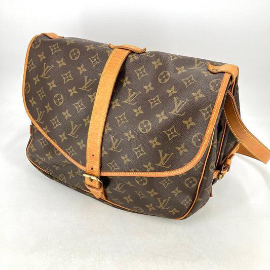 LOUIS VUITTON | ルイ・ヴィトン ソミュール 35 ショルダーバッグ M42254【イオン広店】