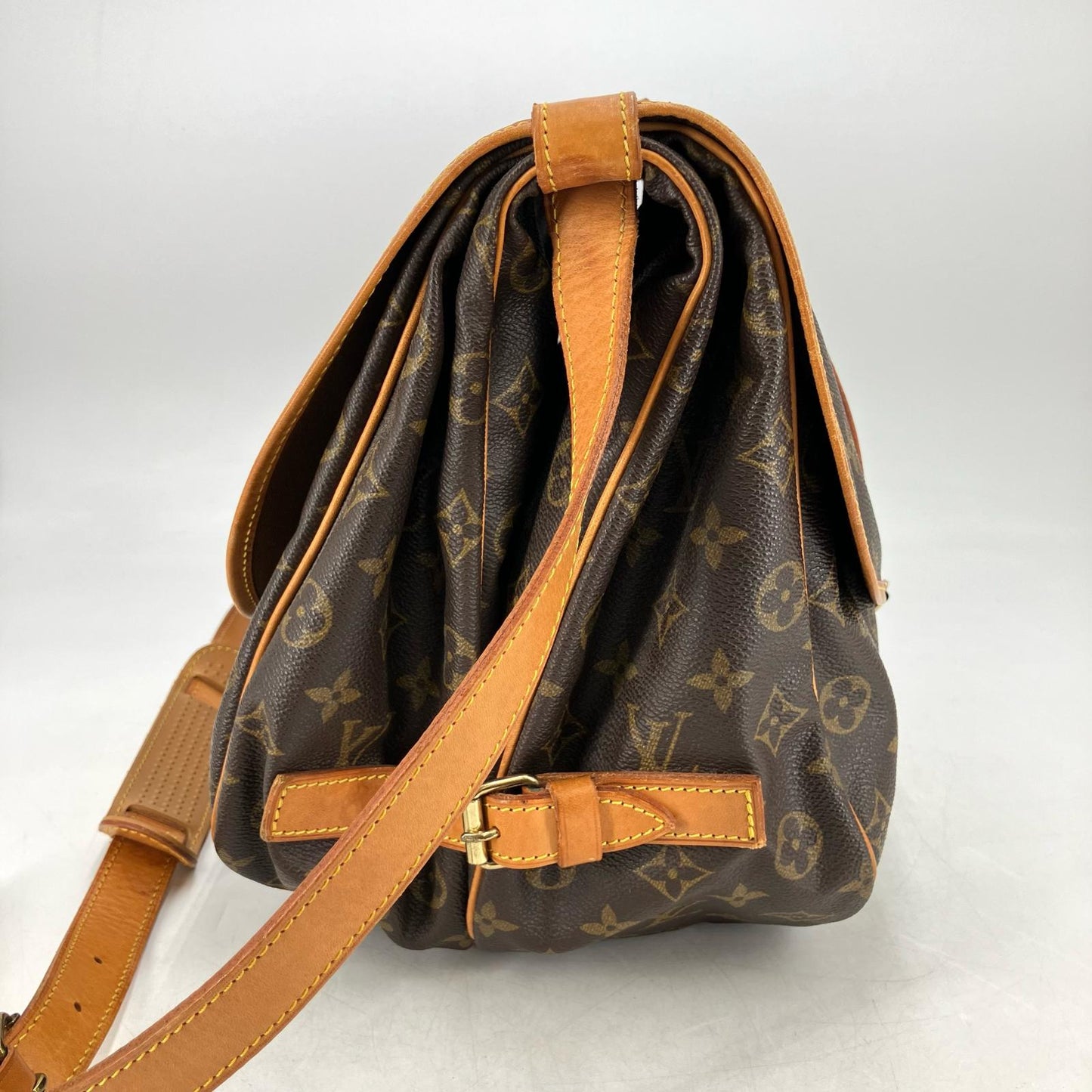 LOUIS VUITTON | ルイ・ヴィトン ソミュール 35 ショルダーバッグ M42254【イオン広店】