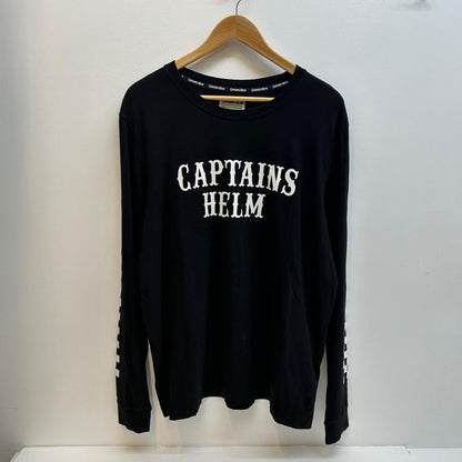 CAPTAINS HELM | キャプテンズヘルム 半袖Ｔシャツ ブラック サイズ：L【イオン広店】