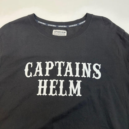 CAPTAINS HELM | キャプテンズヘルム 半袖Ｔシャツ ブラック サイズ：L【イオン広店】