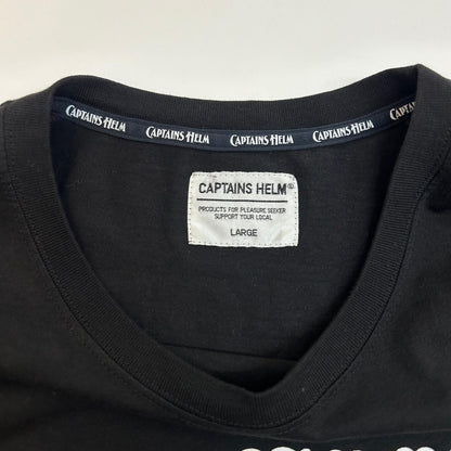 CAPTAINS HELM | キャプテンズヘルム 半袖Ｔシャツ ブラック サイズ：L【イオン広店】
