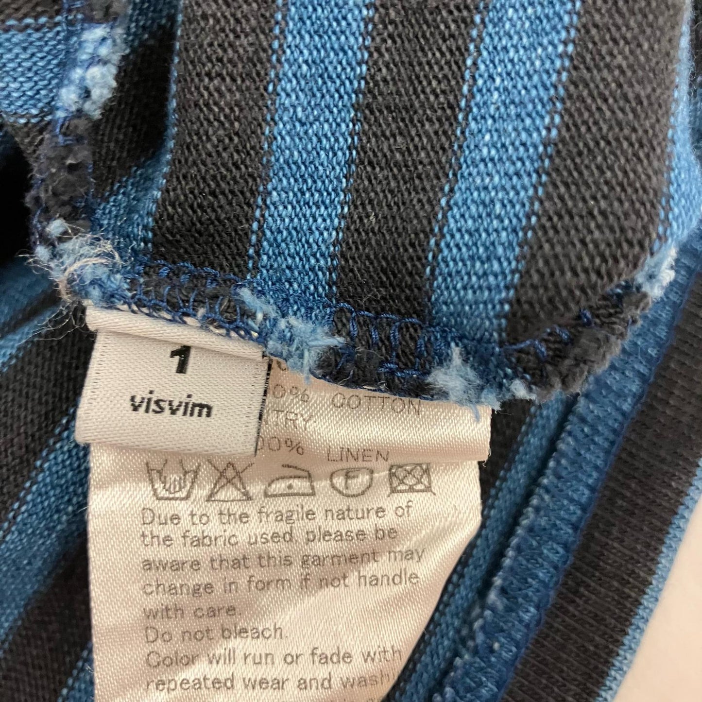 VISVIM | ビズビム MID BORDER TEE L/S カットソー 0114205010032 サイズ：1【イオン広店】