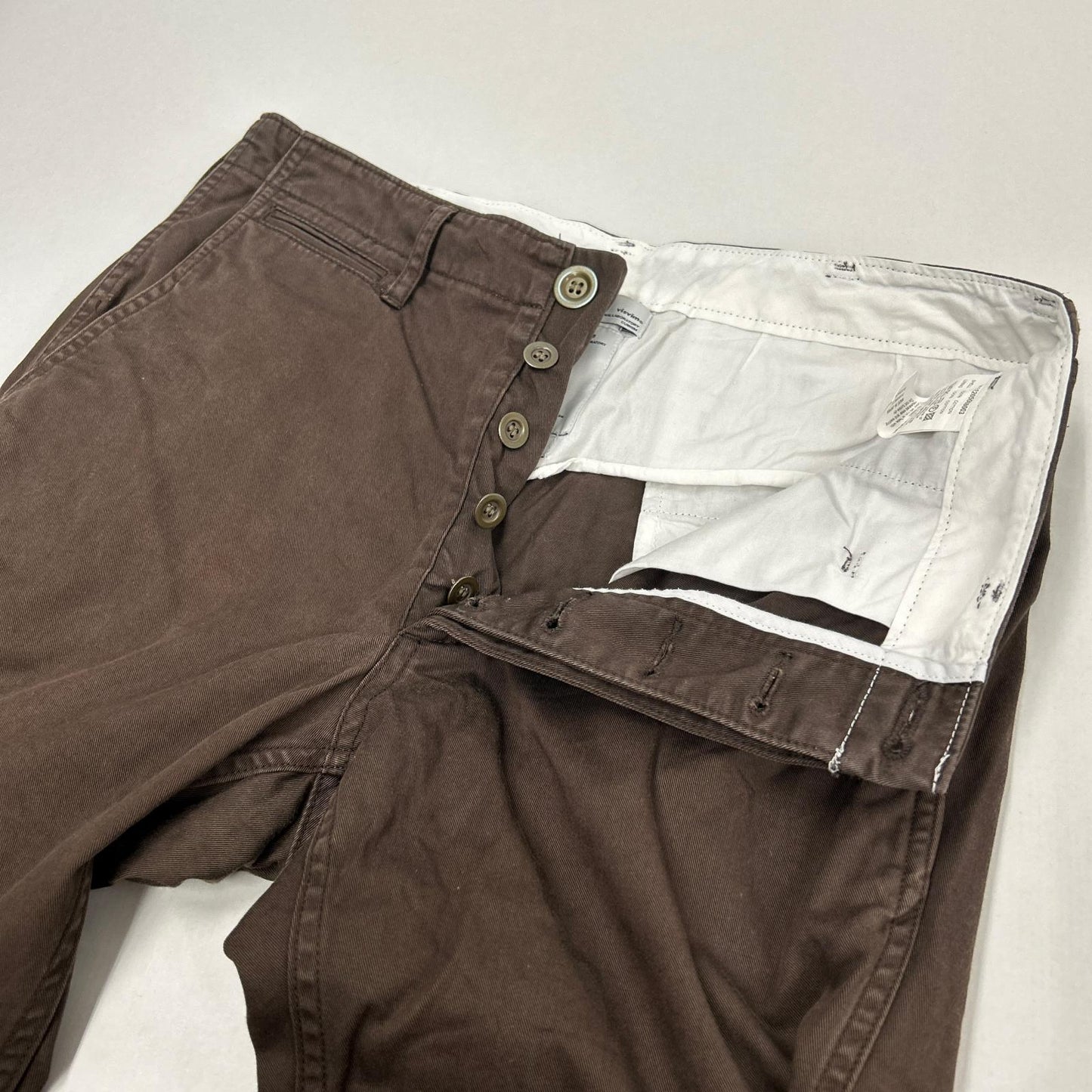 VISVIM | ビズビム SLIM CHINO チノパンツ 0112205008003 ブラウン サイズ：1【イオン広店】