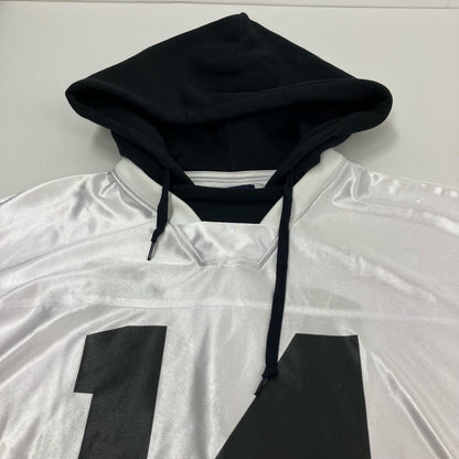 DESCENDANT | ディセンダント SURBURBIA LAYERED FOOTBALL JERSEY パーカー ホワイト サイズ：2【イオン広店】