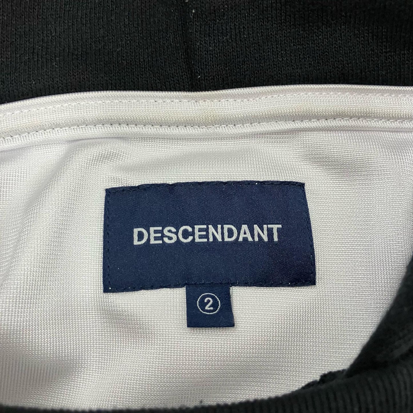 DESCENDANT | ディセンダント SURBURBIA LAYERED FOOTBALL JERSEY パーカー ホワイト サイズ：2【イオン広店】