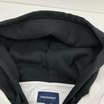 DESCENDANT | ディセンダント SURBURBIA LAYERED FOOTBALL JERSEY パーカー ホワイト サイズ：2【イオン広店】