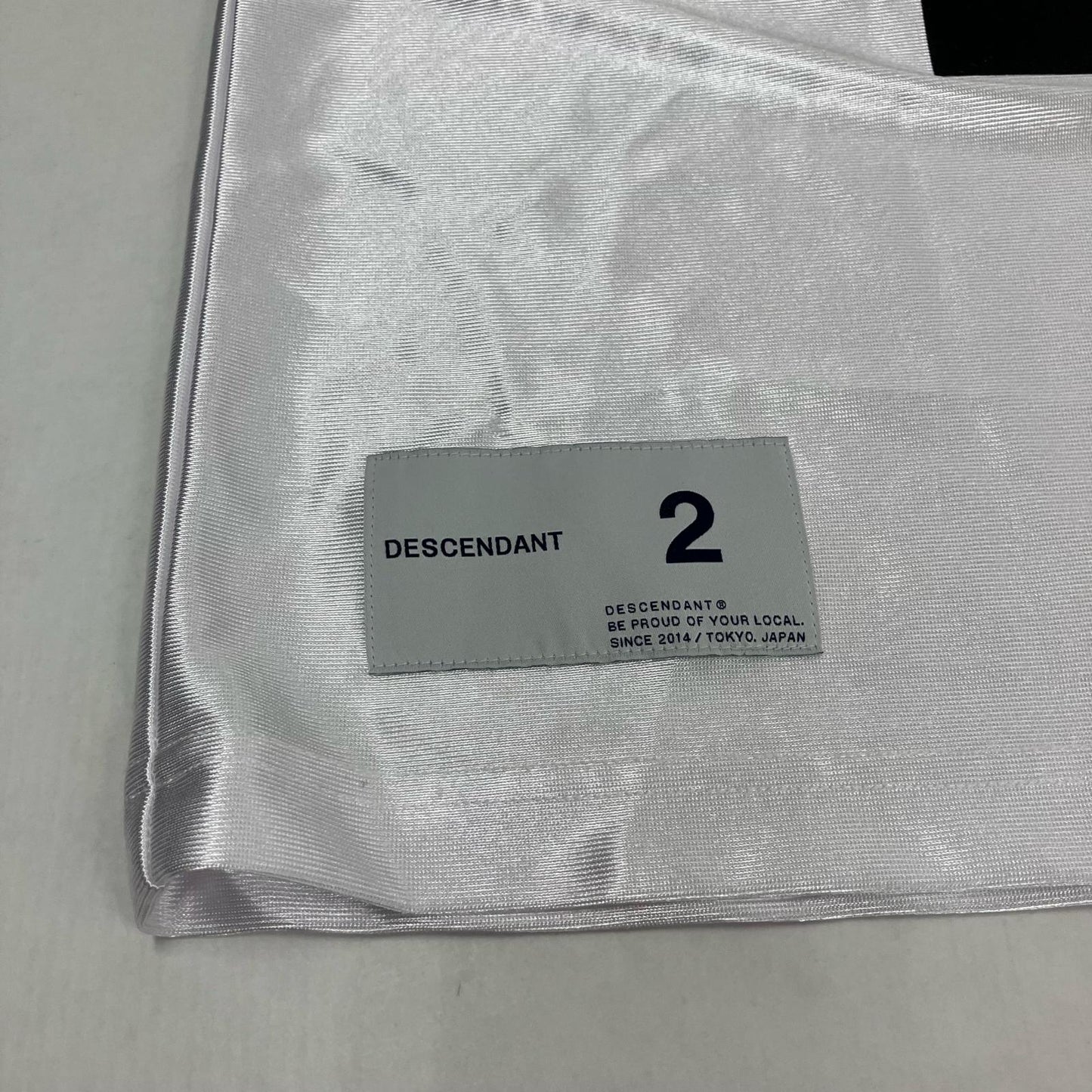 DESCENDANT | ディセンダント SURBURBIA LAYERED FOOTBALL JERSEY パーカー ホワイト サイズ：2【イオン広店】