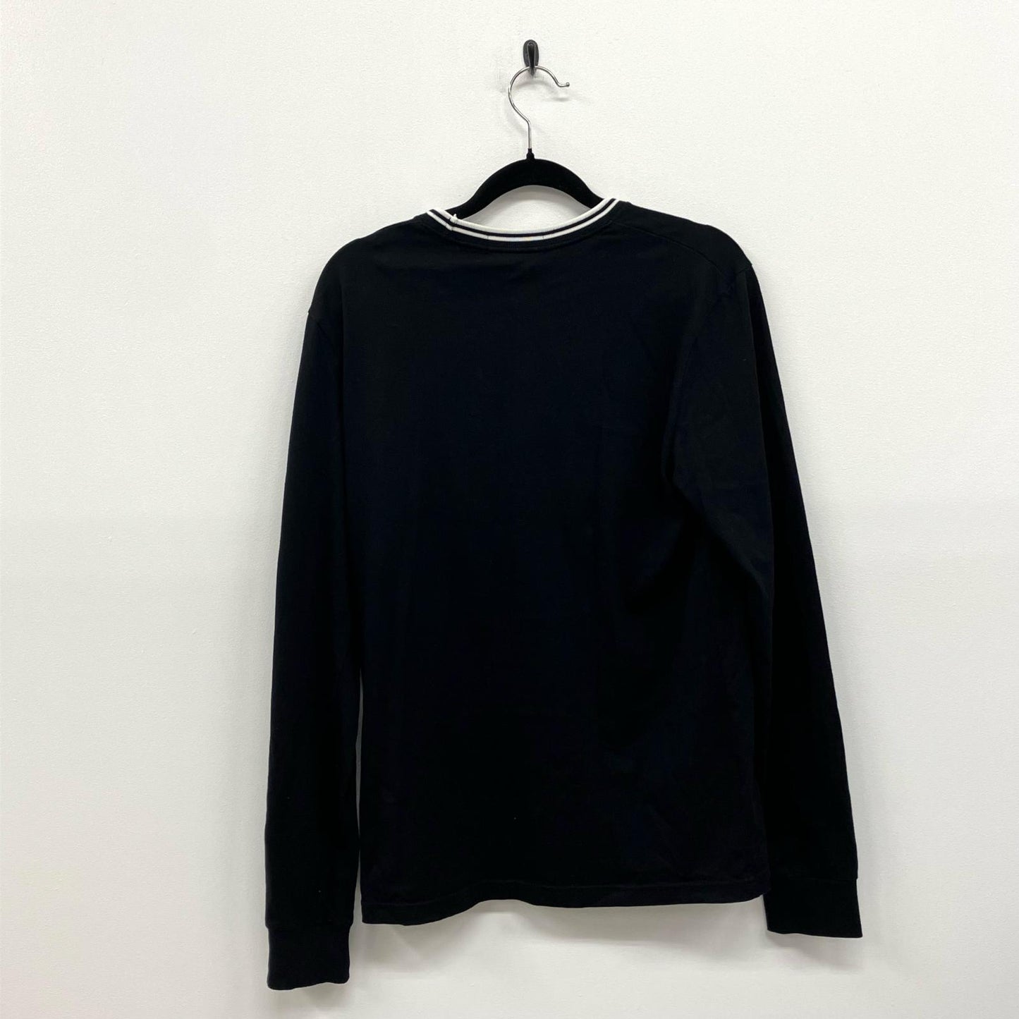 FRED PERRY | フレッドペリー Long Sleeve Twin Tipped T-Shirt 長袖Ｔシャツ M9602 ブラック サイズ：S【イオン広店】