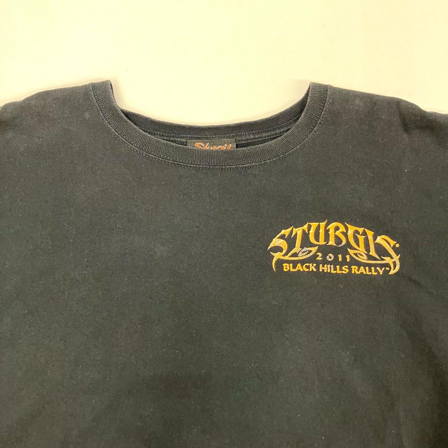 STURGIS BLACK HILLS RALLY 2011 半袖Ｔシャツ ブラック【イオン広店】