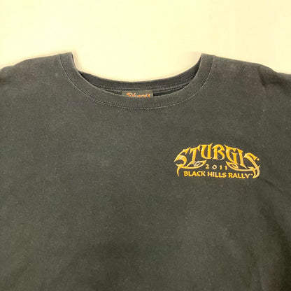 STURGIS BLACK HILLS RALLY 2011 半袖Ｔシャツ ブラック【イオン広店】
