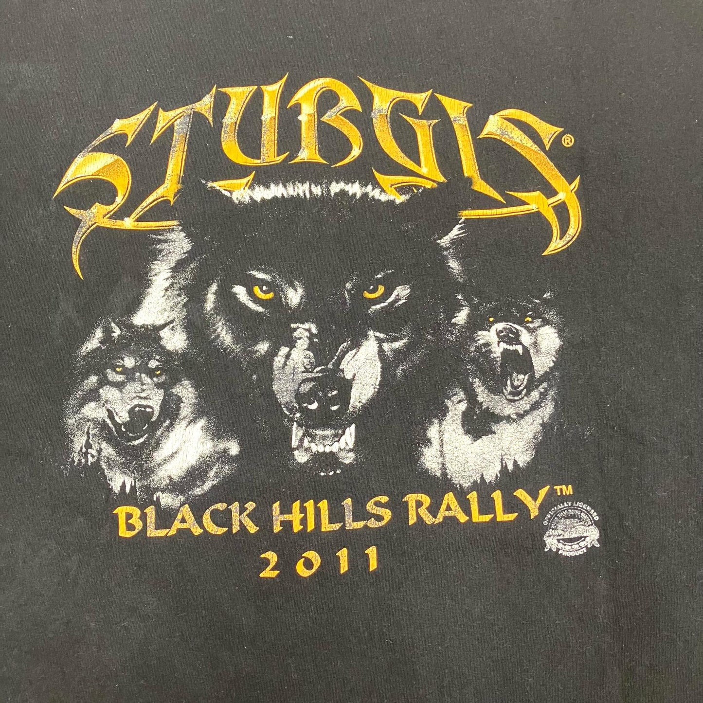STURGIS BLACK HILLS RALLY 2011 半袖Ｔシャツ ブラック【イオン広店】