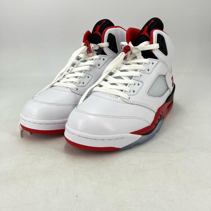NIKE AIR JORDAN | ナイキ　エアー　ジョーダン Air Jordan 5 Retro OG　Fire Red/Black Tongue スニーカー HQ7978-101 ホワイト 28cm【イオン広店】