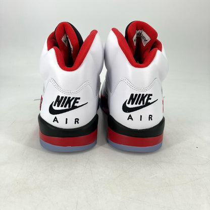 NIKE AIR JORDAN | ナイキ　エアー　ジョーダン Air Jordan 5 Retro OG　Fire Red/Black Tongue スニーカー HQ7978-101 ホワイト 28cm【イオン広店】